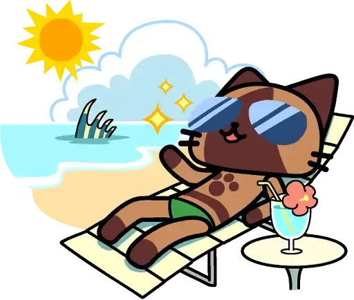 Sticker 🏖️