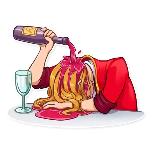 Sticker 🍷