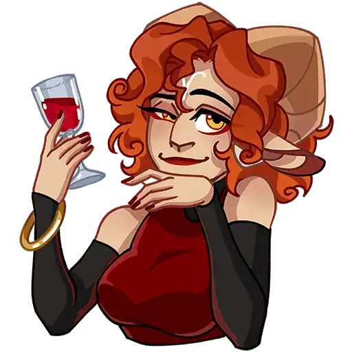Sticker 🍷