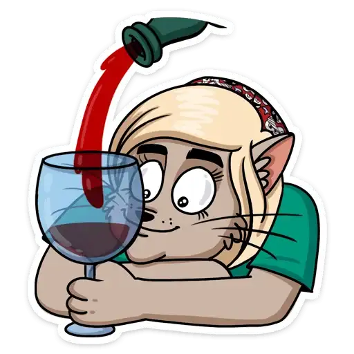 Sticker 🍷
