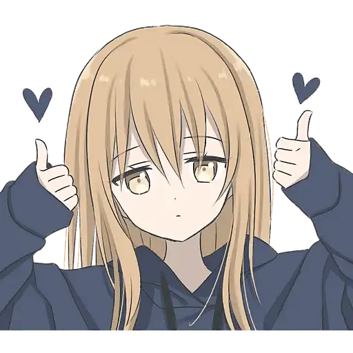 Крутая тян в худи preview