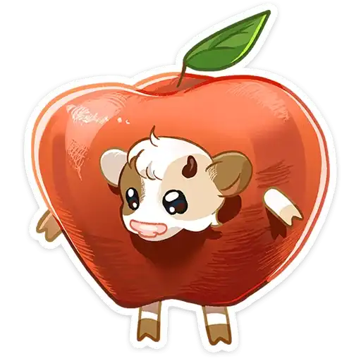 Sticker 🍎