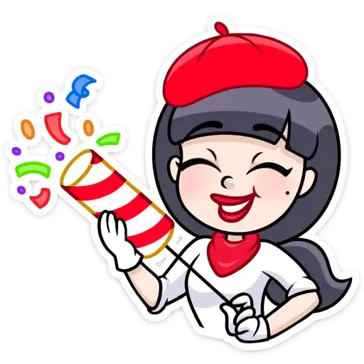 Sticker 👩‍🦰