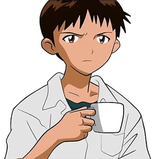 SHINJI WITH A FUCKING CUP preview