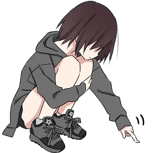 Мрачная девушка preview