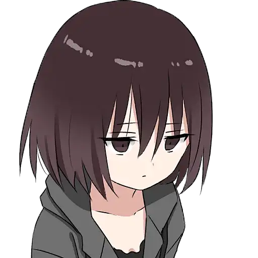 Мрачная девушка preview