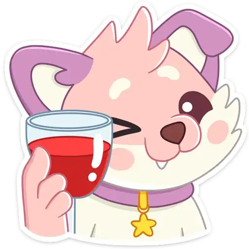 Sticker 🍷