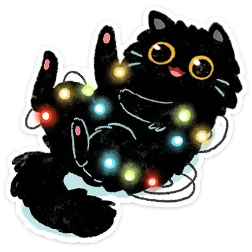 Sticker 🐈‍⬛