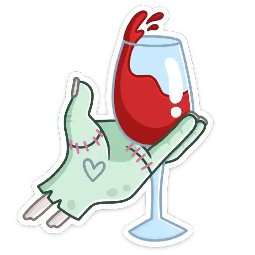 Sticker 🍷