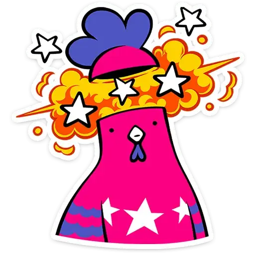 Sticker 🐓