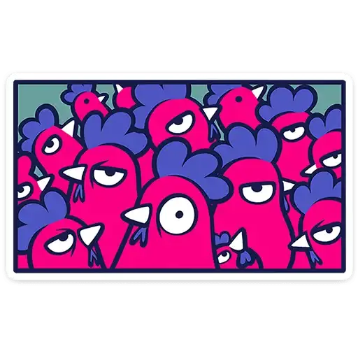 Sticker 🐓