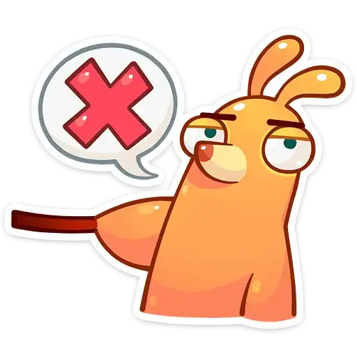 Sticker ❌