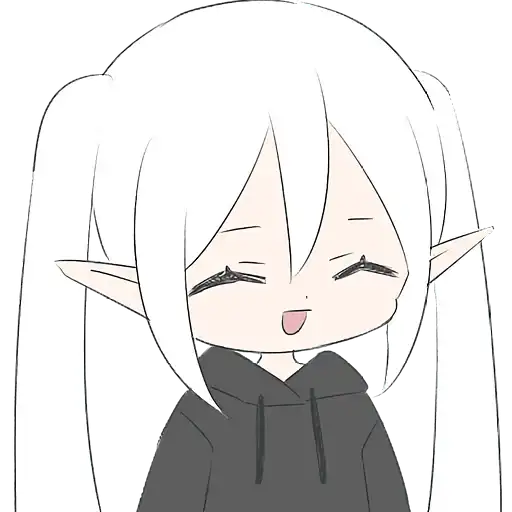 Эльфийка в худи preview