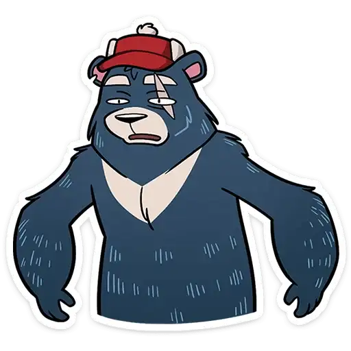 Sticker 🐻