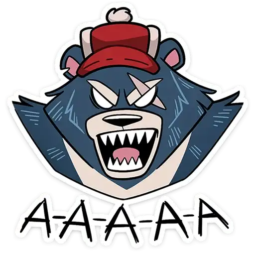 Sticker 🐻