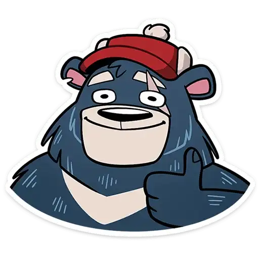 Sticker 🐻