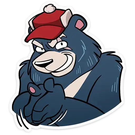 Sticker 🐻
