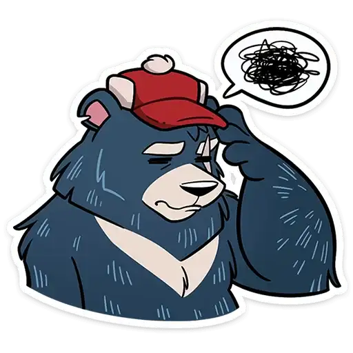 Sticker 🐻
