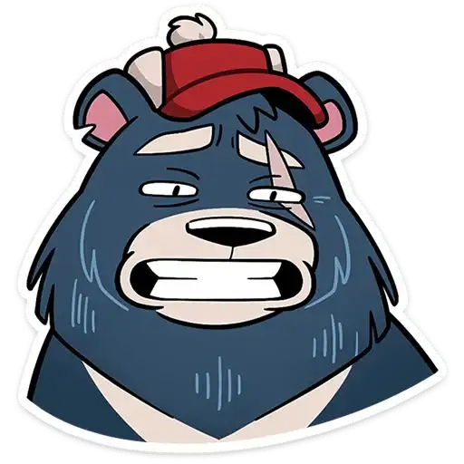 Sticker 🐻