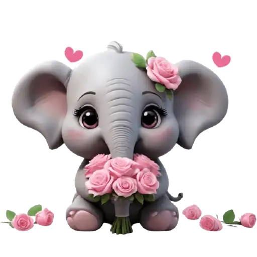 Милый слонёнок preview