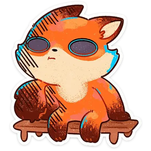 Sticker 🦊