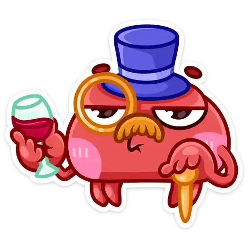 Sticker 🍷