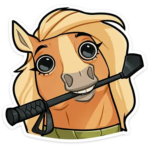 Sticker 🐴