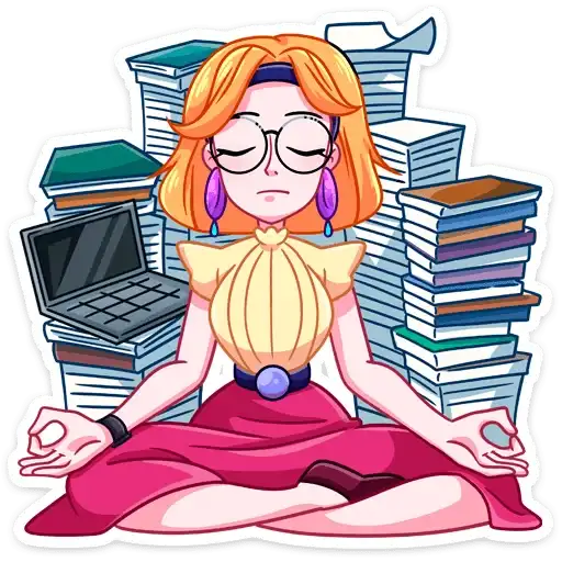 Sticker 🧘‍♀