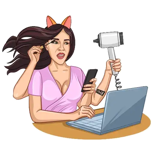 Sticker 💆‍♀️