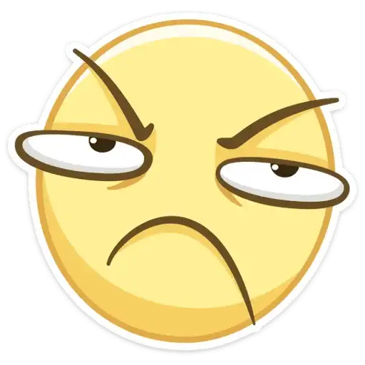 Sticker 😒