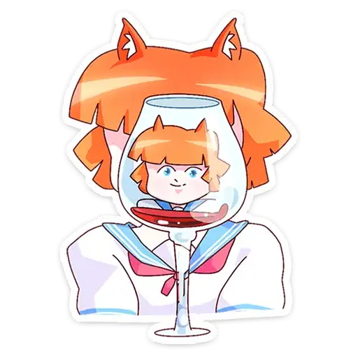Sticker 🍷