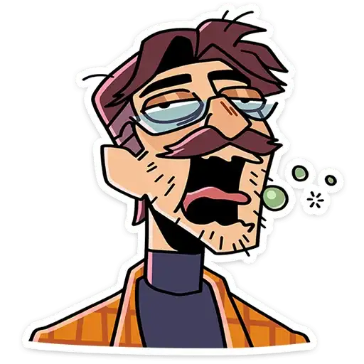 Sticker 👨‍🦰