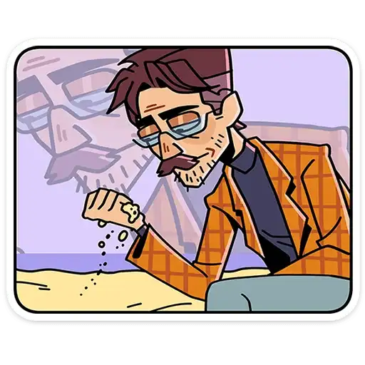 Sticker 👨‍🦰