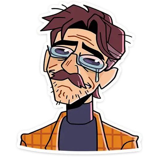 Sticker 👨‍🦰