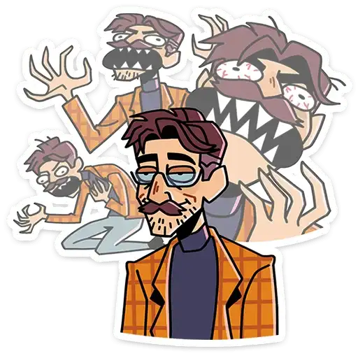 Sticker 👨‍🦰