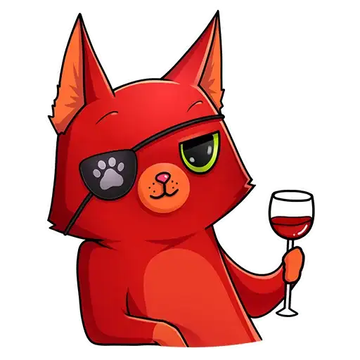 Sticker 🍷