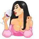 Sticker 🍷