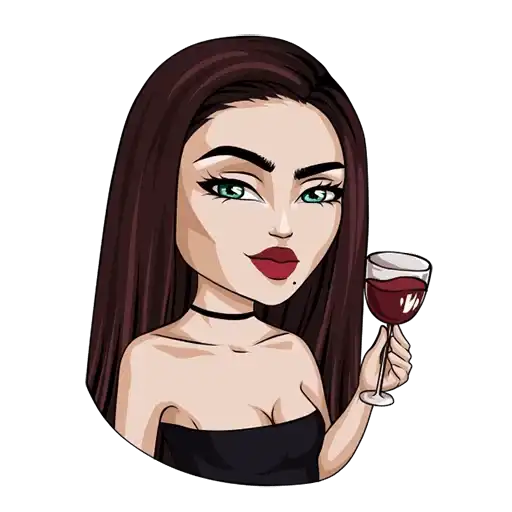 Sticker 🍷